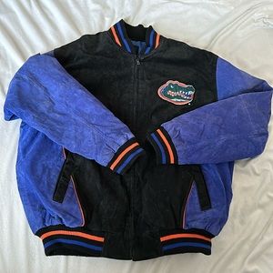 Leather Florida Gators letterman jacket